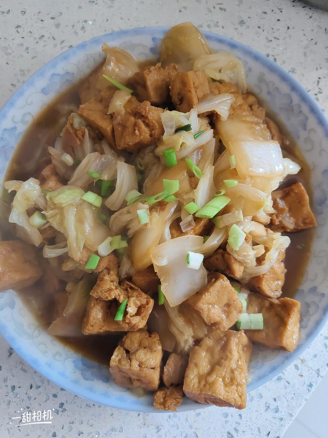白菜油豆腐