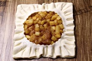 【巧用酥皮】美味酥皮苹果派的做法 步骤17