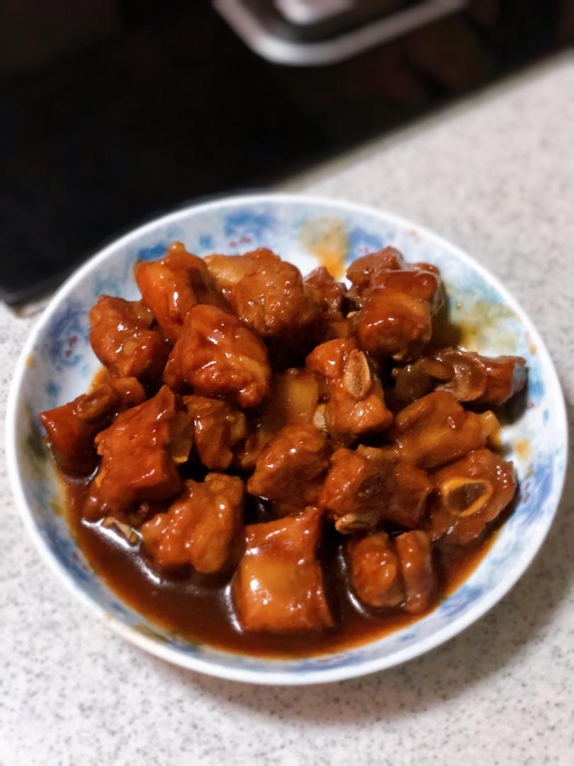 酸酸甜甜的梅子酱排骨