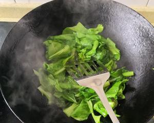菜蕻烧腐竹的做法 步骤3