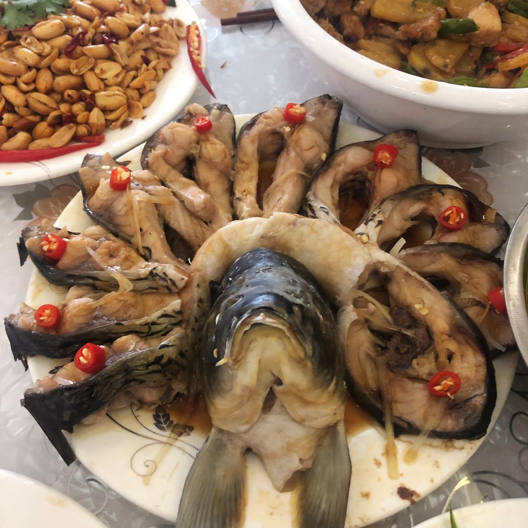 孔雀开屏清蒸鱼