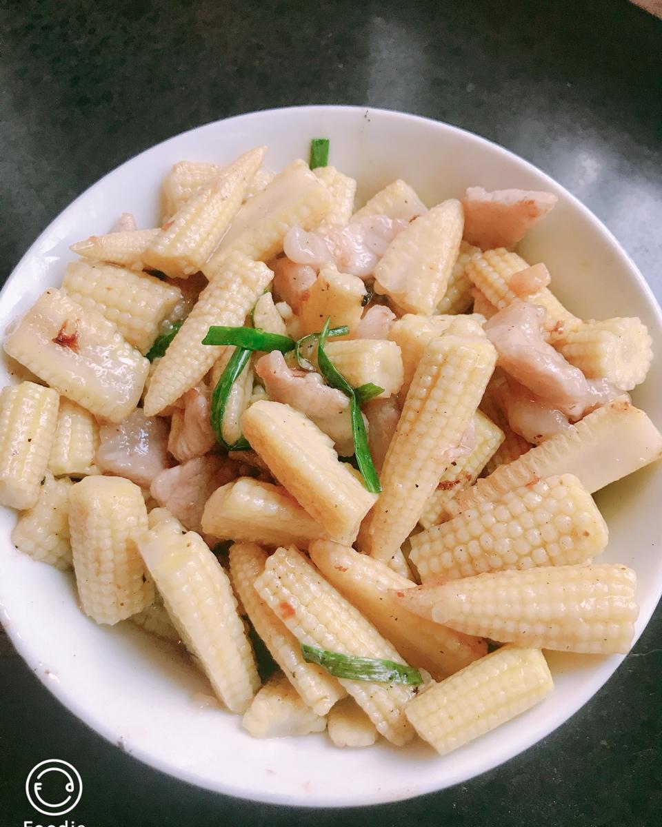 玉米笋炒肉（家庭版）