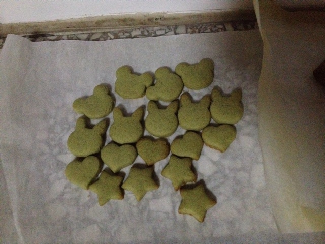 心形抹茶饼干