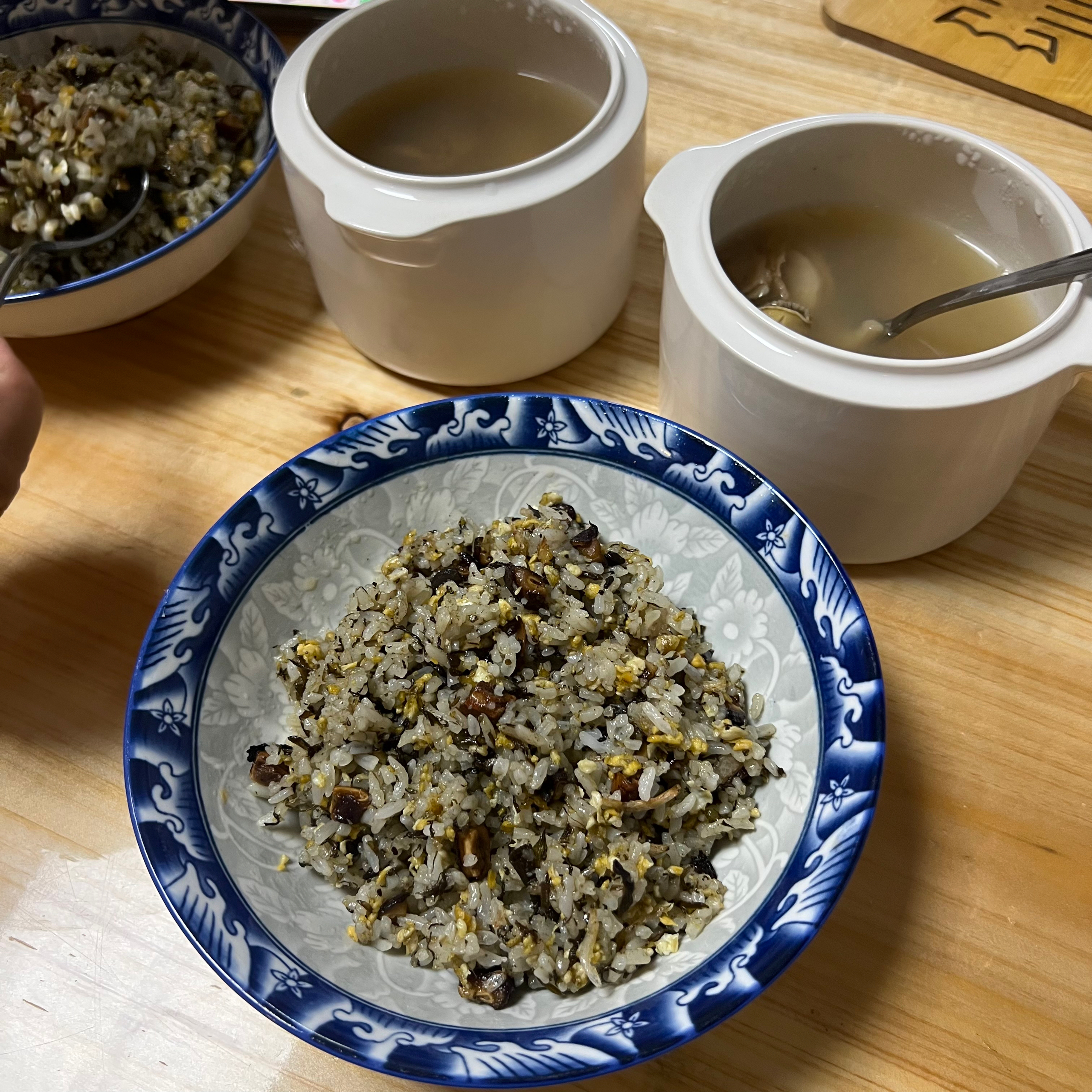 潮汕橄榄菜炒饭的做法