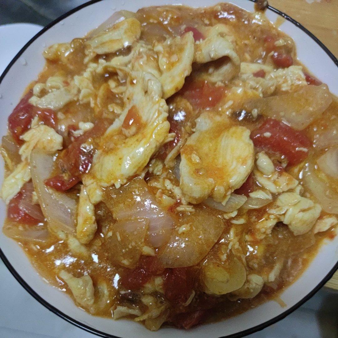 番茄鸡片