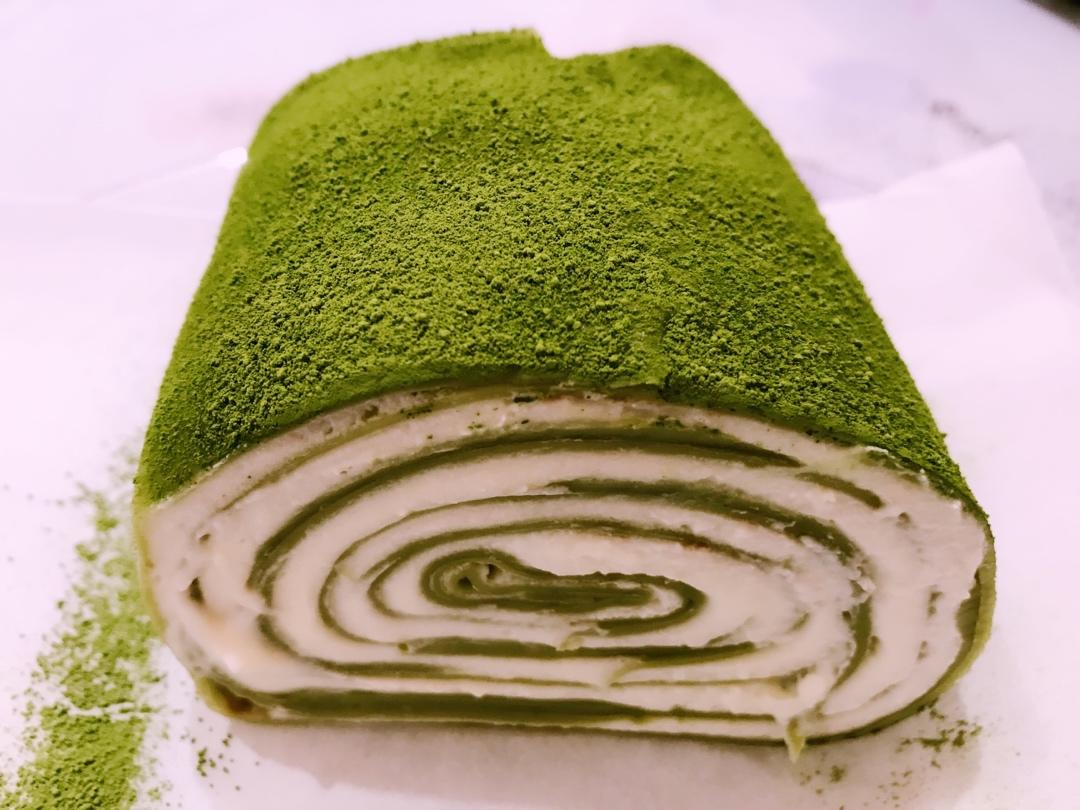 抹茶毛巾卷