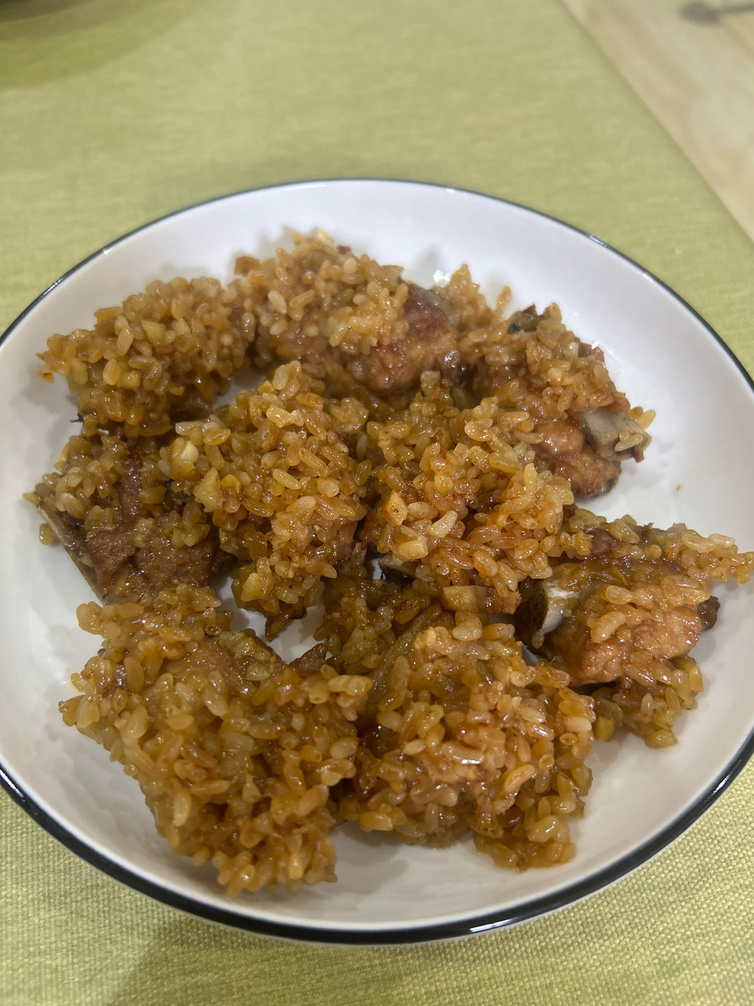 家庭版糯米蒸排骨