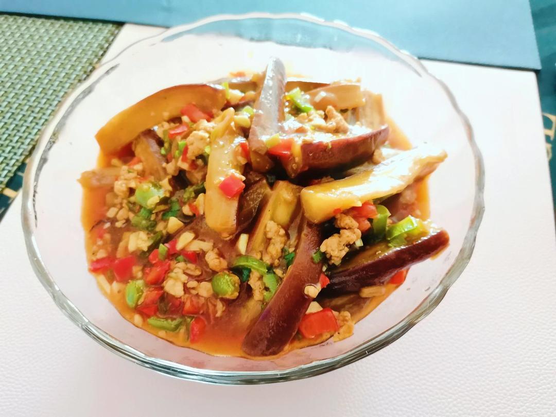 红烧肉沫茄子