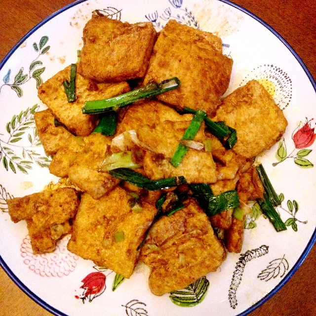 蚝油嫩豆腐