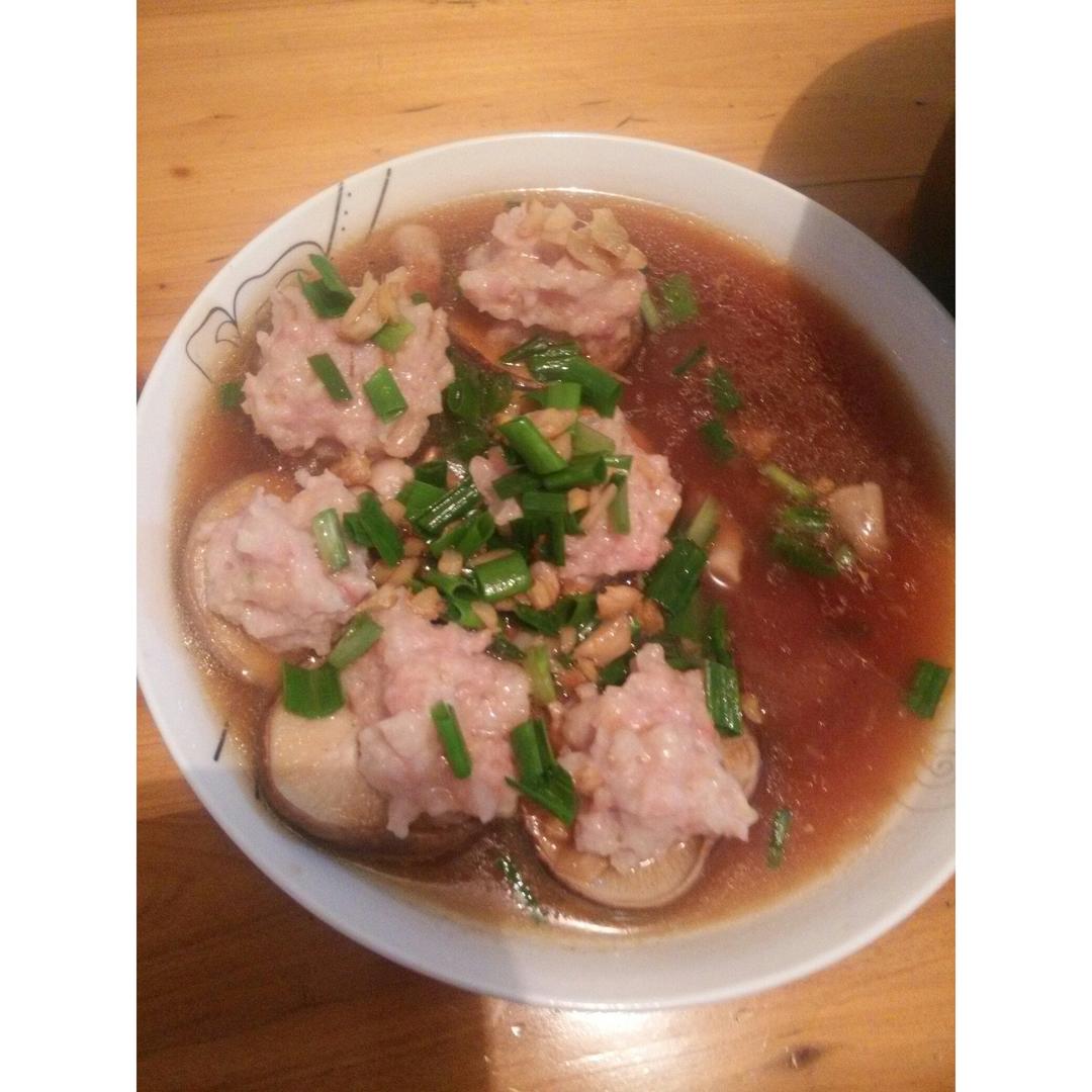 豆腐肉末酿香菇