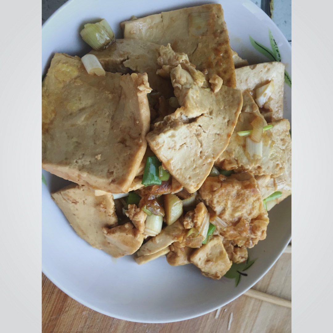 蚝油嫩豆腐