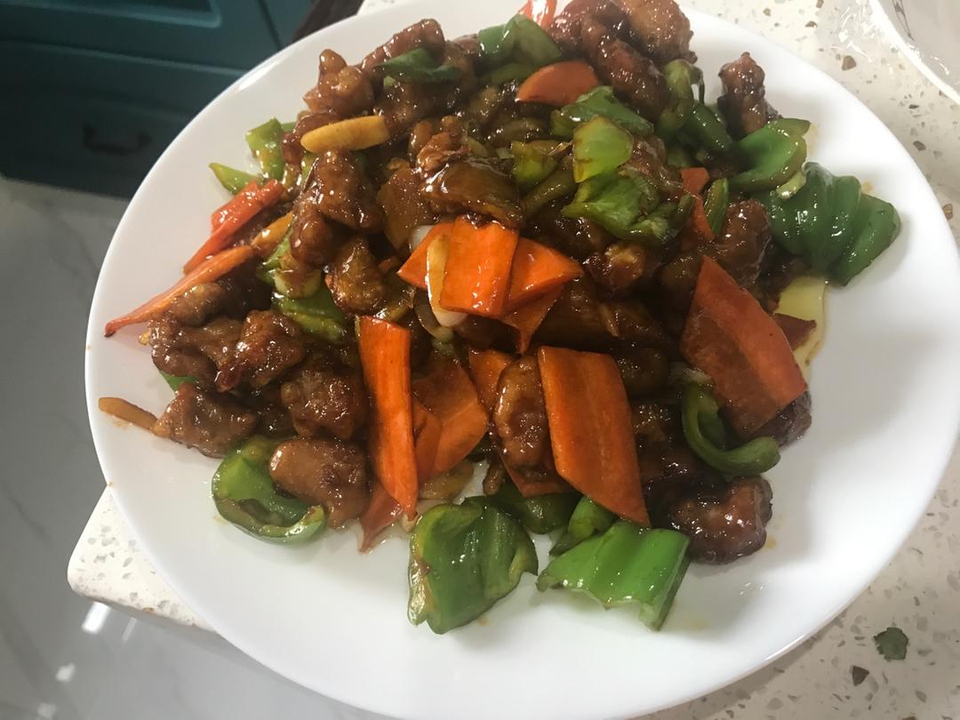 溜肉段烧茄子（东北硬菜呀哈哈）