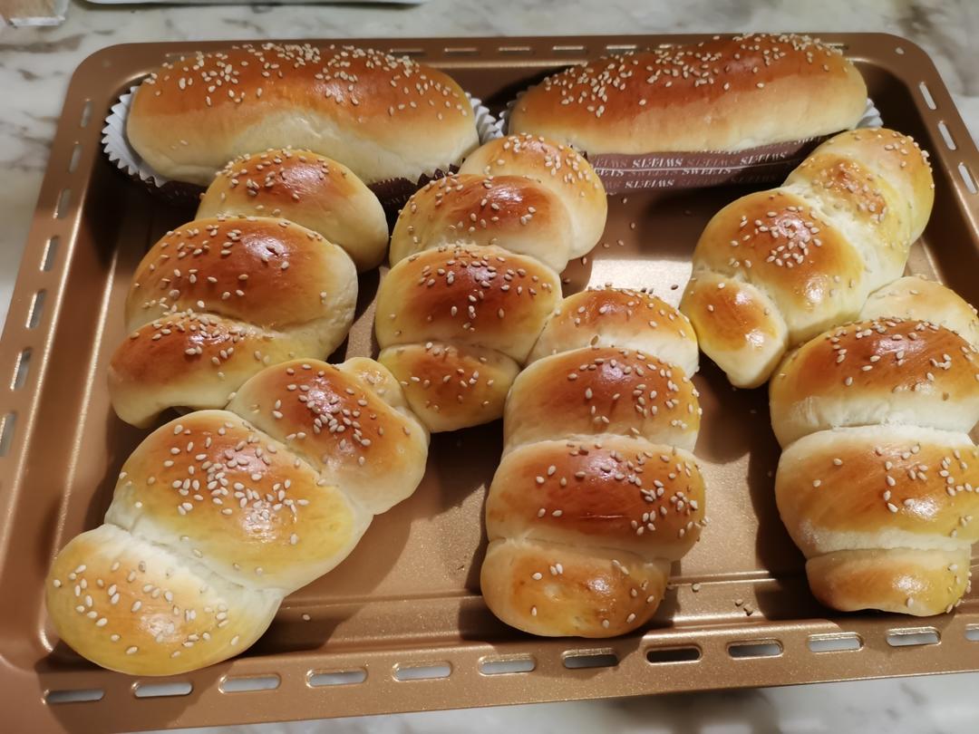 超松软汉堡面包胚（汤种法）