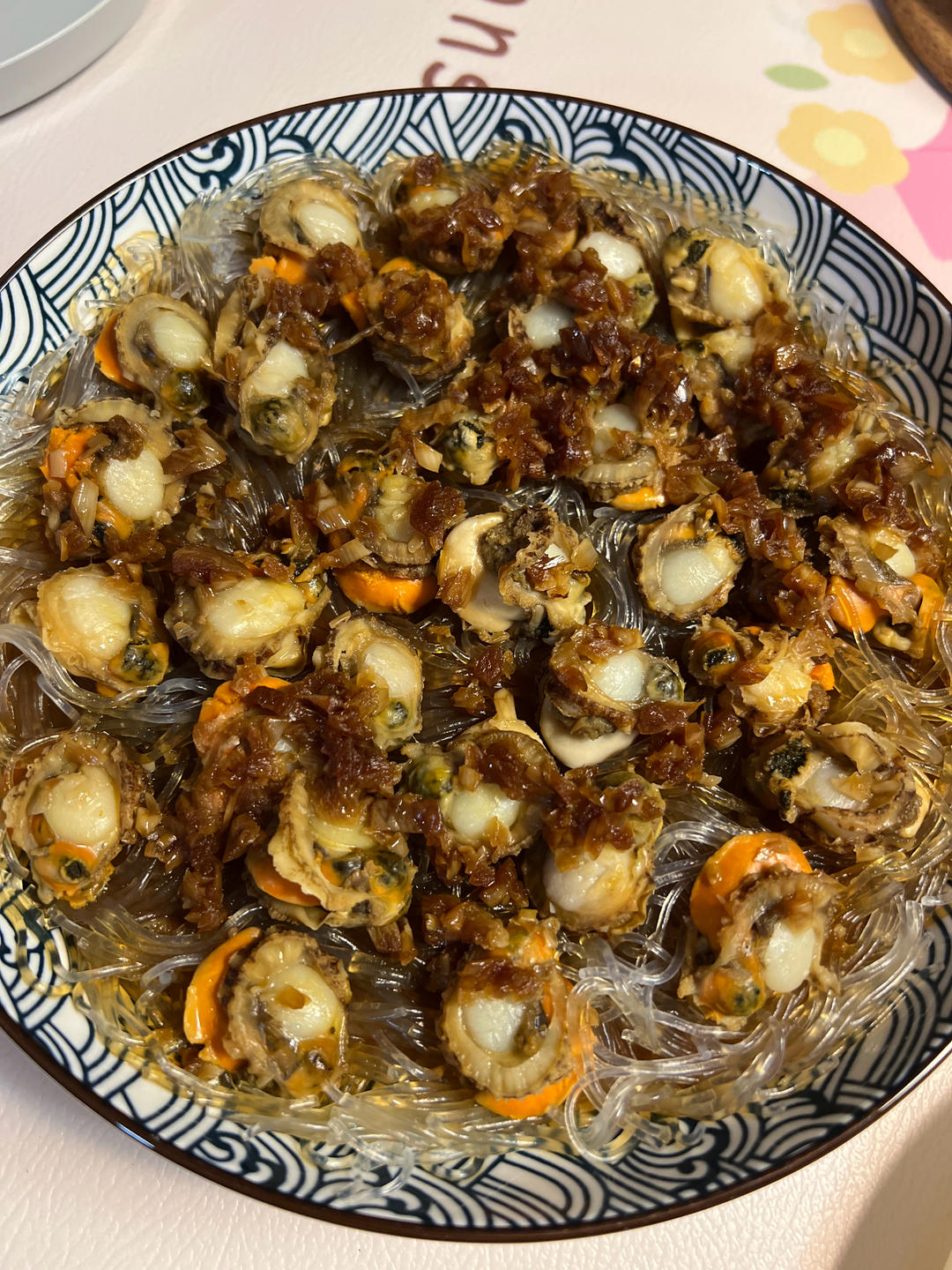 蒜蓉扇贝肉蒸粉丝