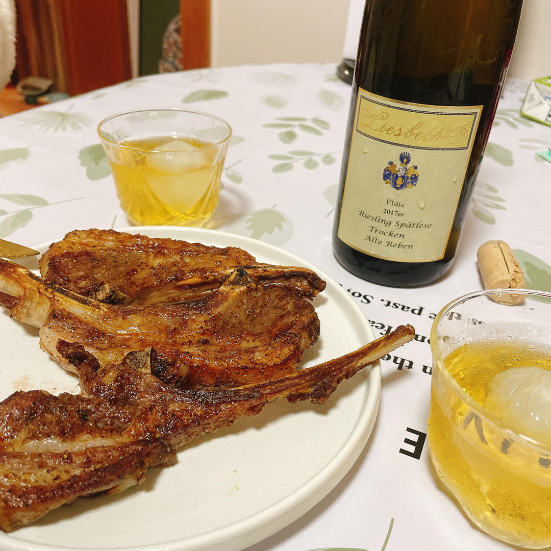 超简单 空气炸锅烤羊排