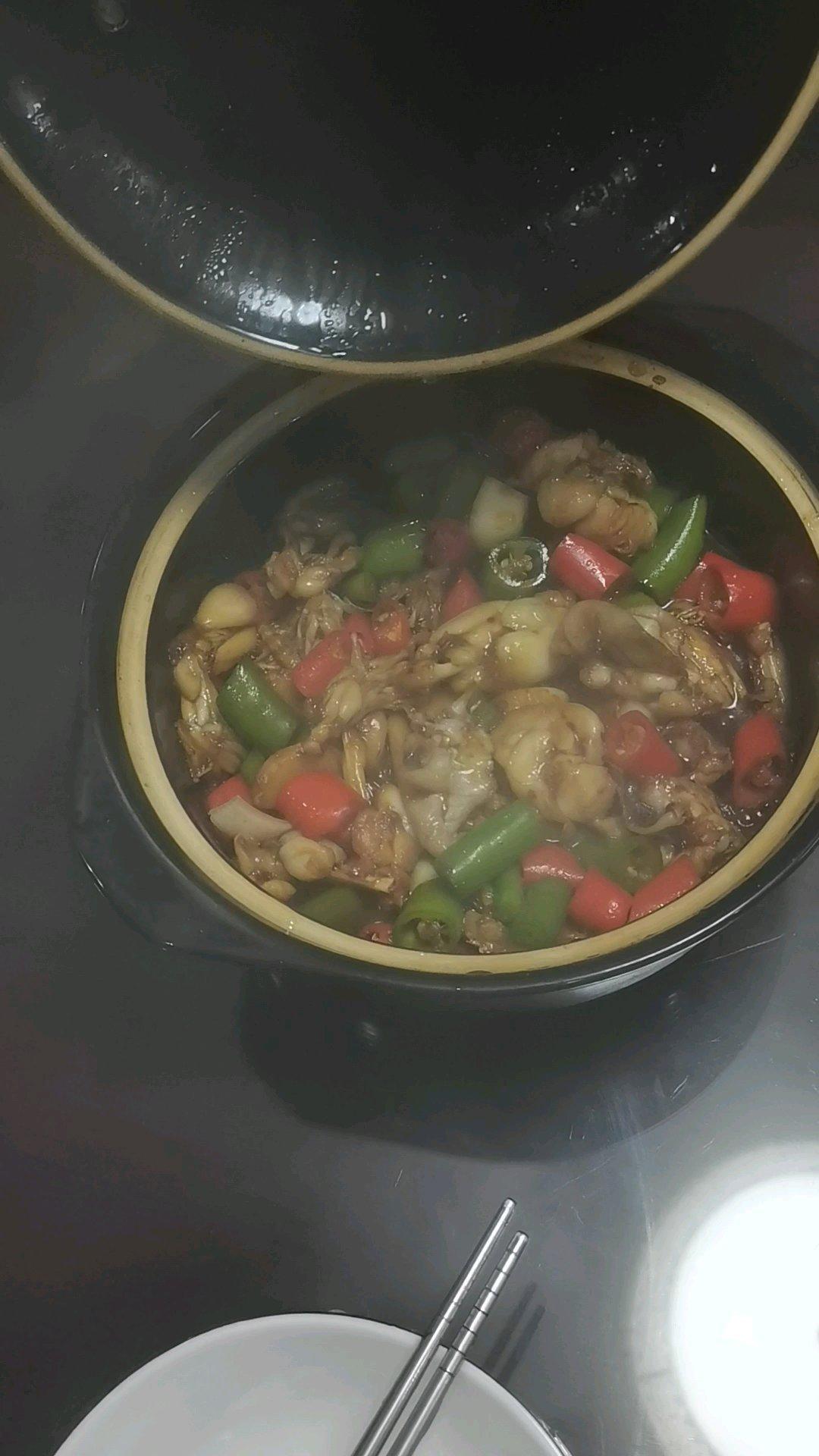 家庭版干锅牛蛙