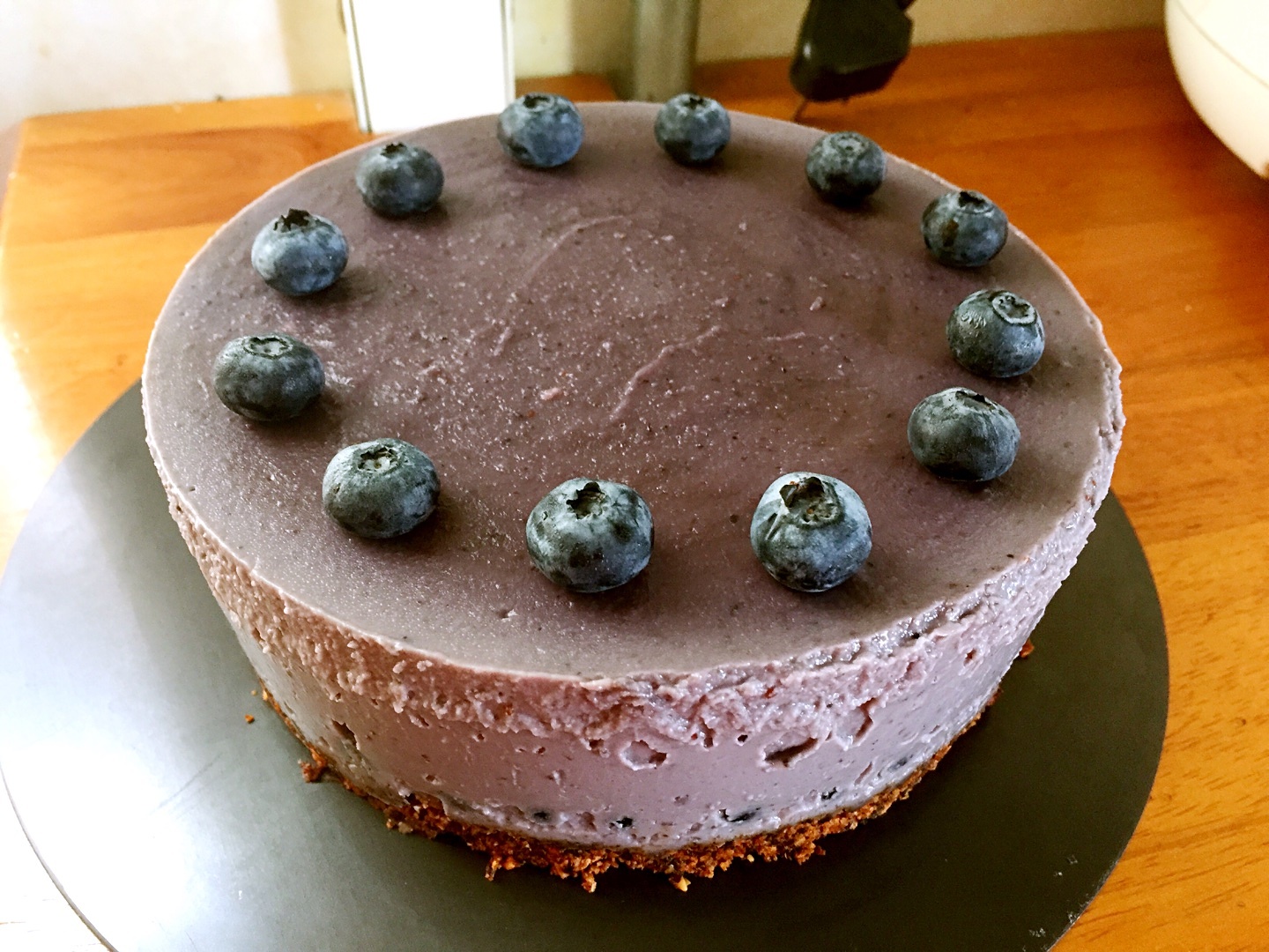 素食蓝莓蛋糕 6寸/Blueberry cake(枫糖小哥方子)的做法
