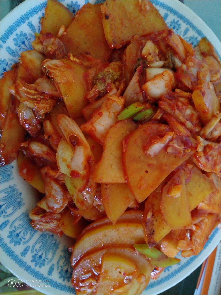辣白菜土豆片『超级下饭菜』