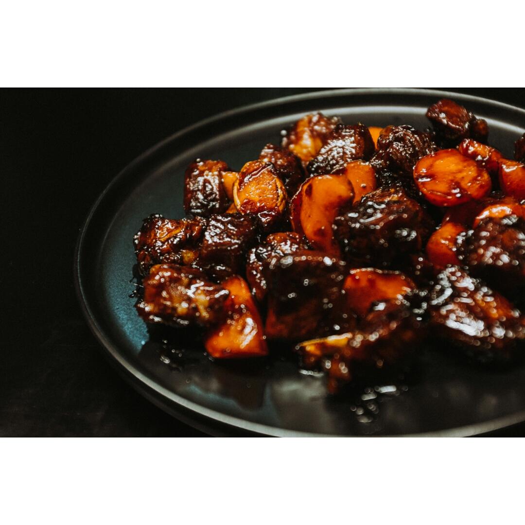 黑胡椒杏鲍菇牛肉粒