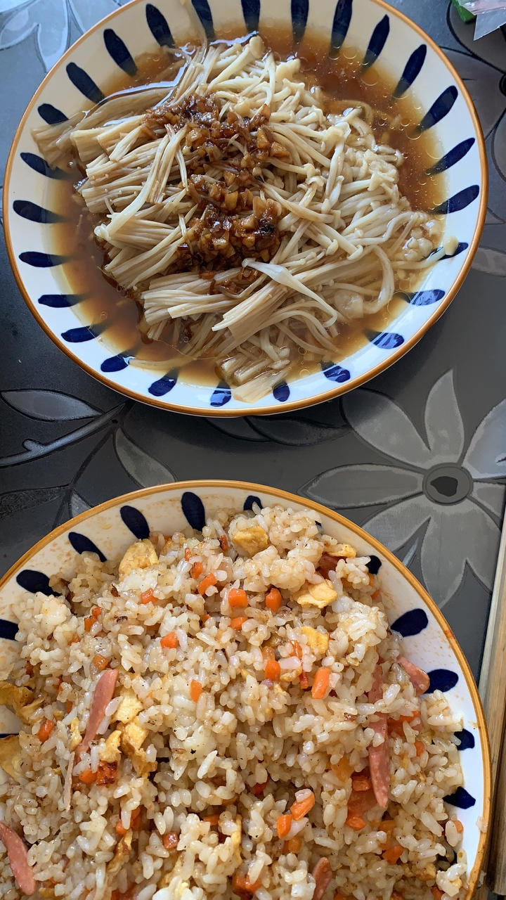 超级下饭的蒜蓉金针菇！好吃到爆