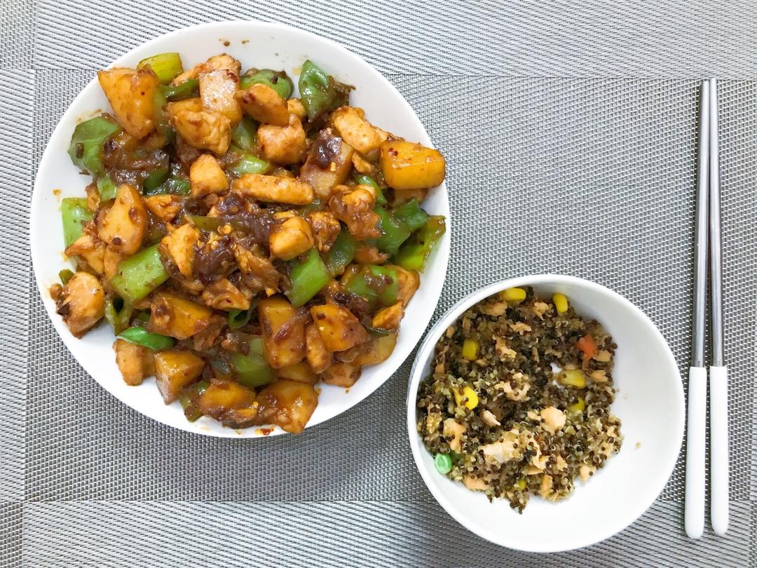 【健康三餐】藜麦三文鱼炒饭