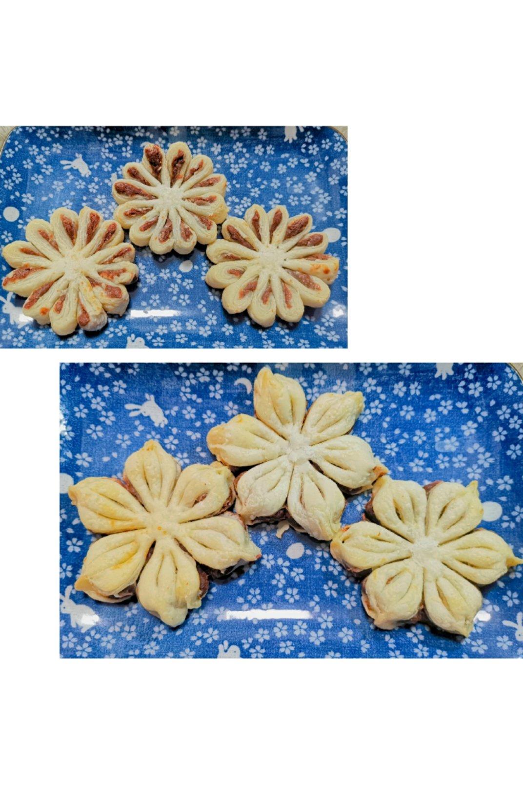 枣花酥，枣泥菊花酥