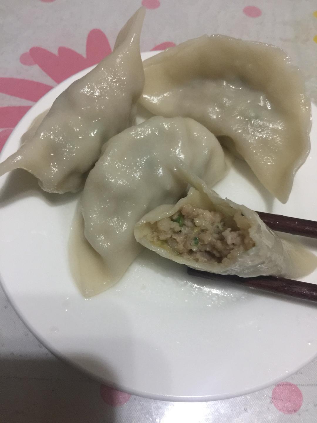 槐花饺子的做法