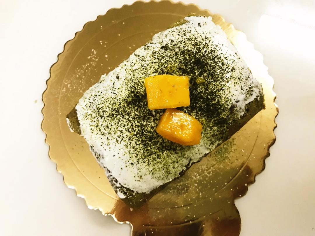 #视频#德普烘焙食谱—日式咸焦糖抹茶卷