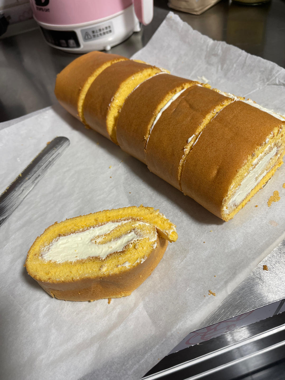 原味基础蛋糕卷(小五卷)
