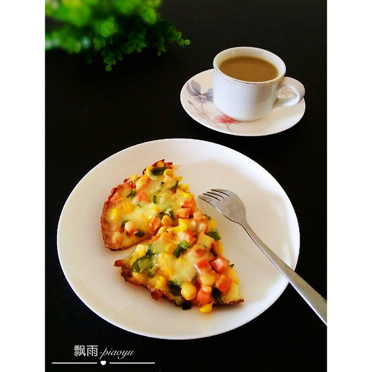 紫甘蓝海鲜馒头批萨