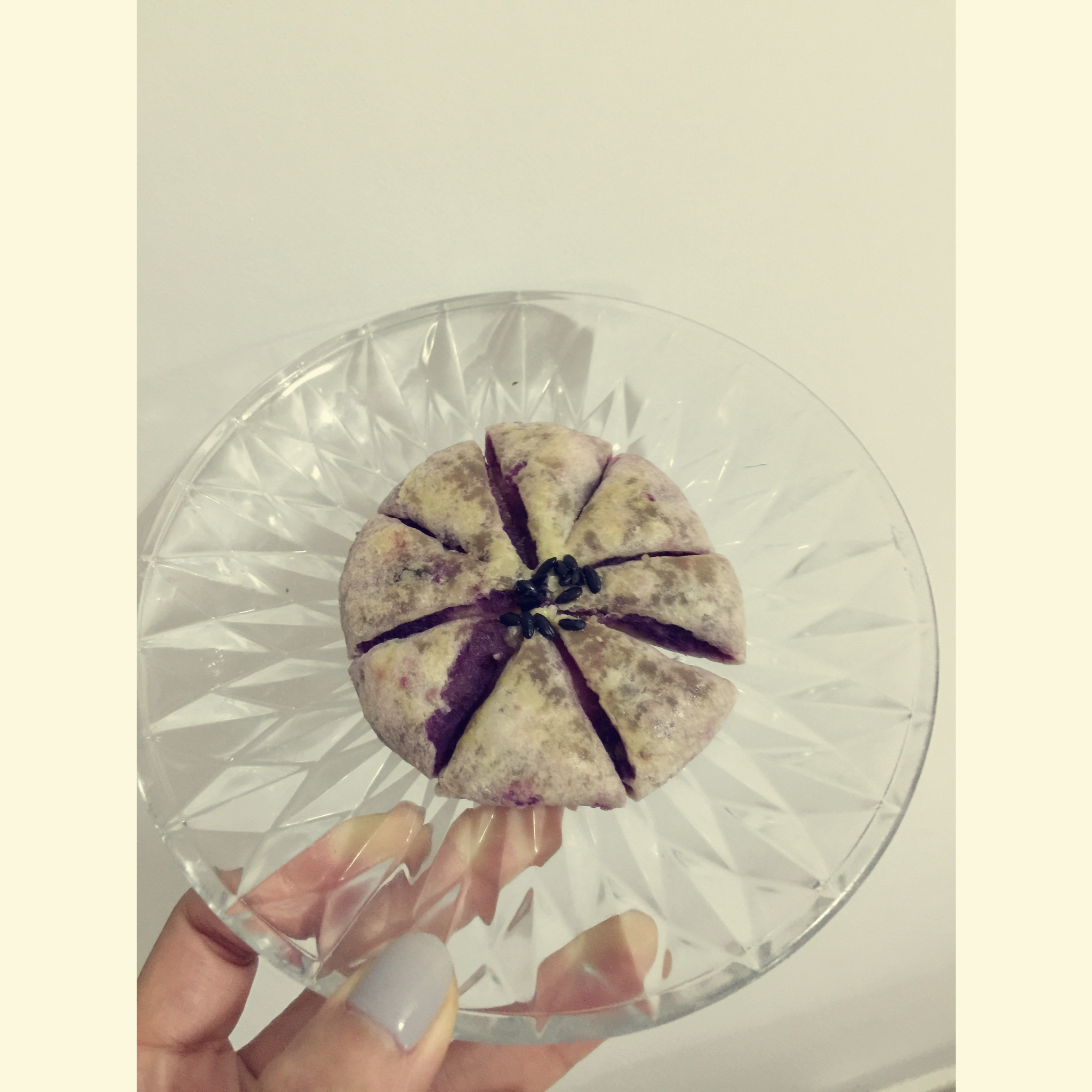 紫薯菊花酥