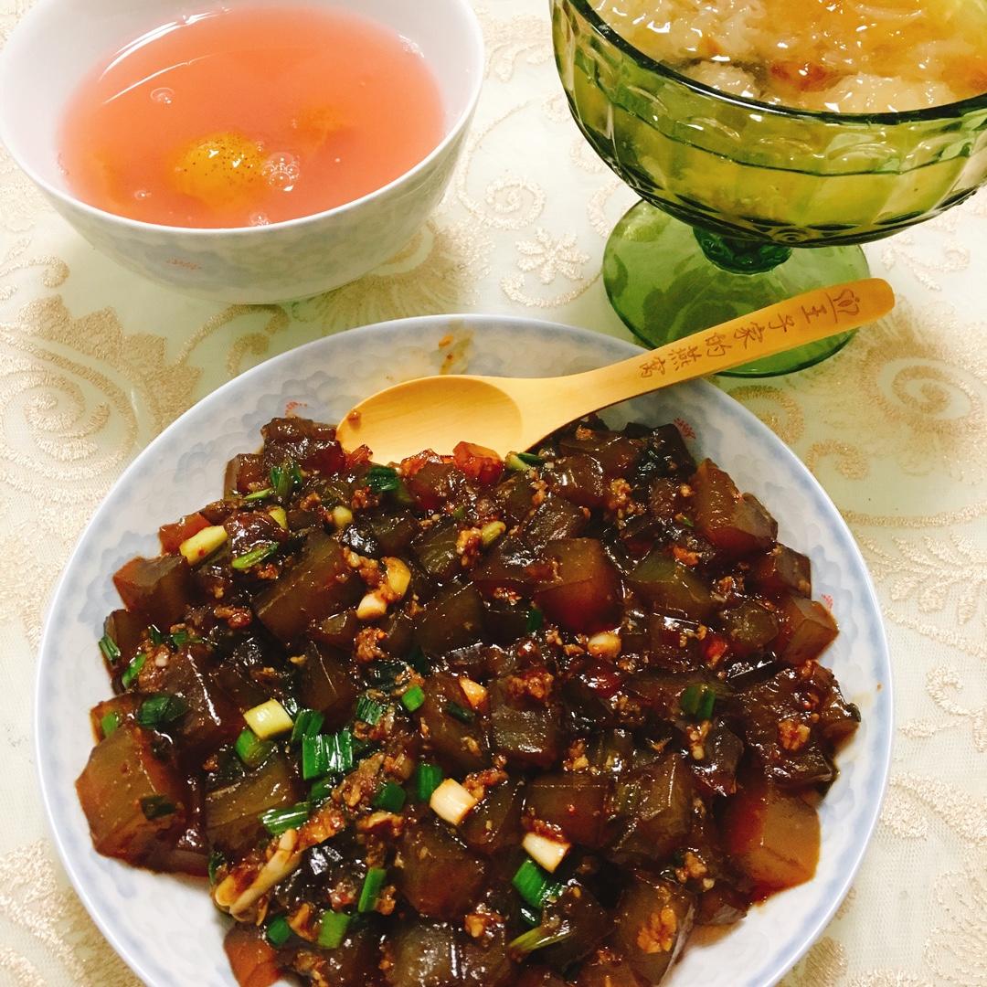 王子家的燕窝做的炒凉粉