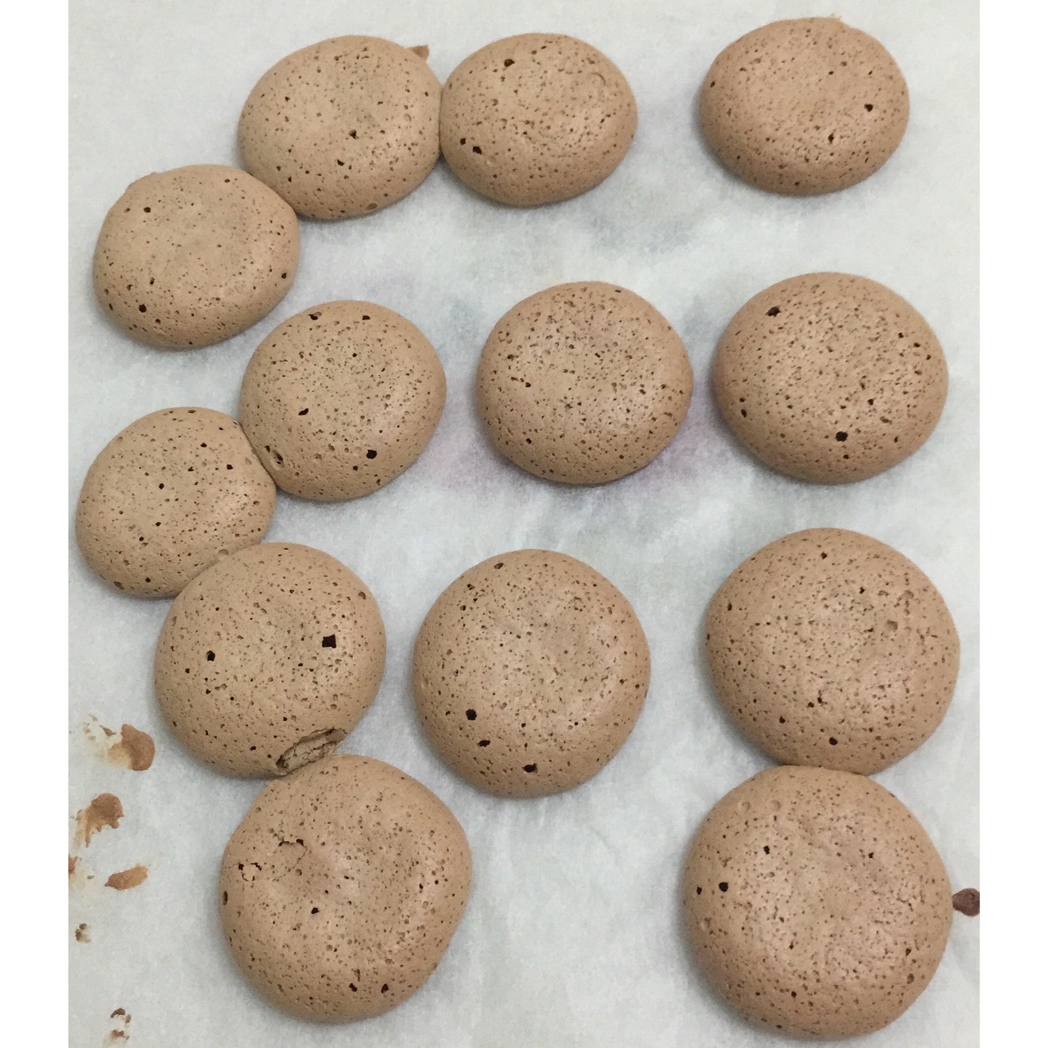 最容易成功的chocolate macarons 巧克力马卡龙