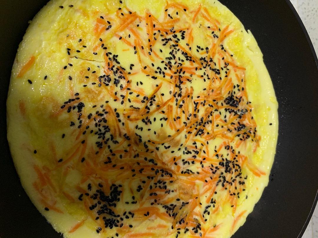 胡萝卜鸡蛋饼