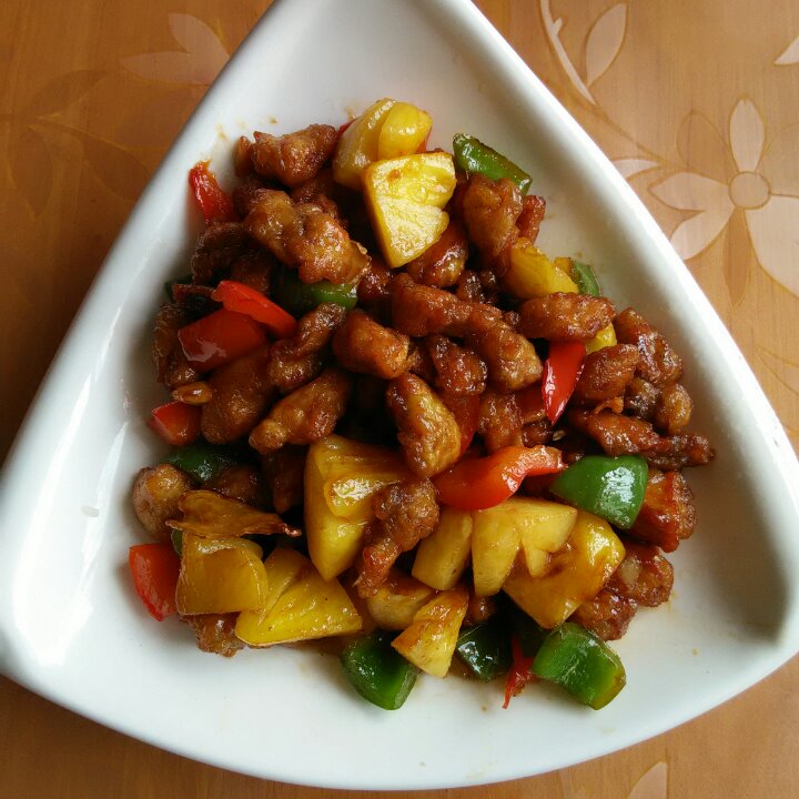 凤梨鸡米花