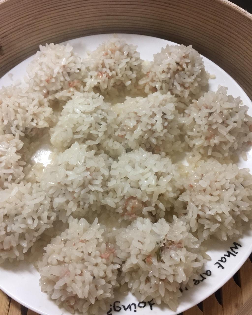 蒸糯米丸子