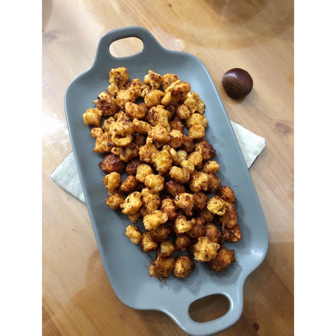 炸扇贝丁的做法