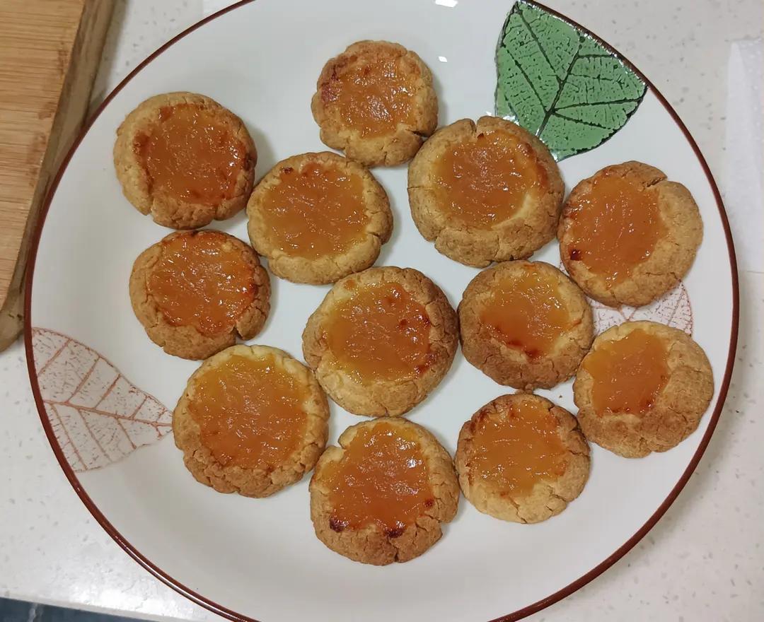 果酱曲奇（果酱奶酥）无比简单到有烤箱就能做！