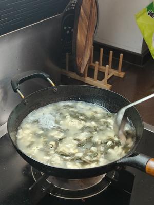芝麻叶豆腐汤的做法 步骤11