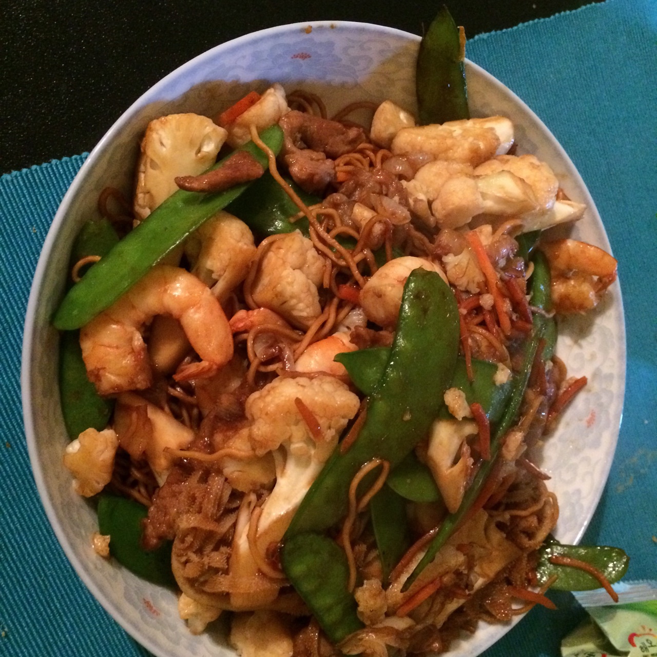 家常炒面：簡單、快捷，美味。