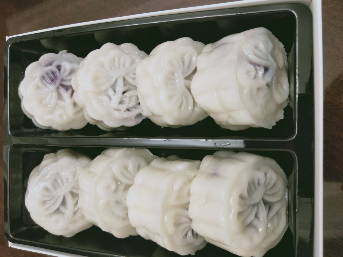 紫薯冰皮月饼的做法