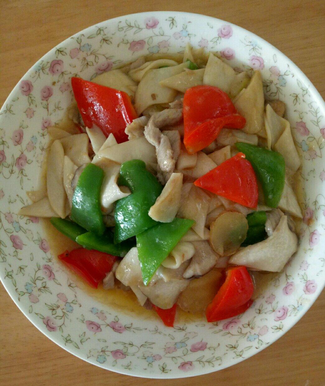 杏鲍菇炒青椒