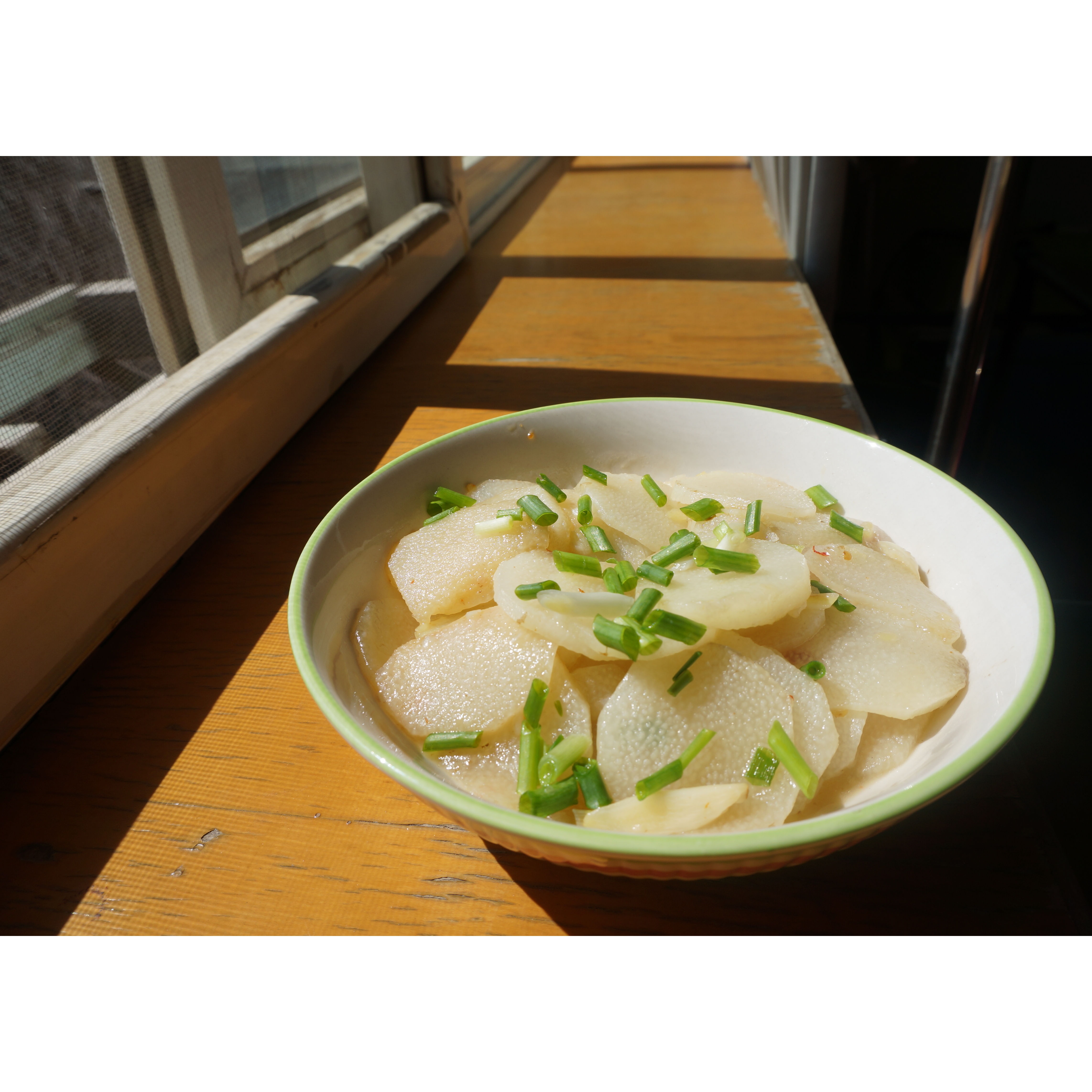 老丁的私房菜-清炒山药