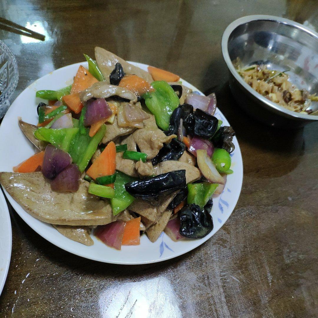 嫩炒猪肝
