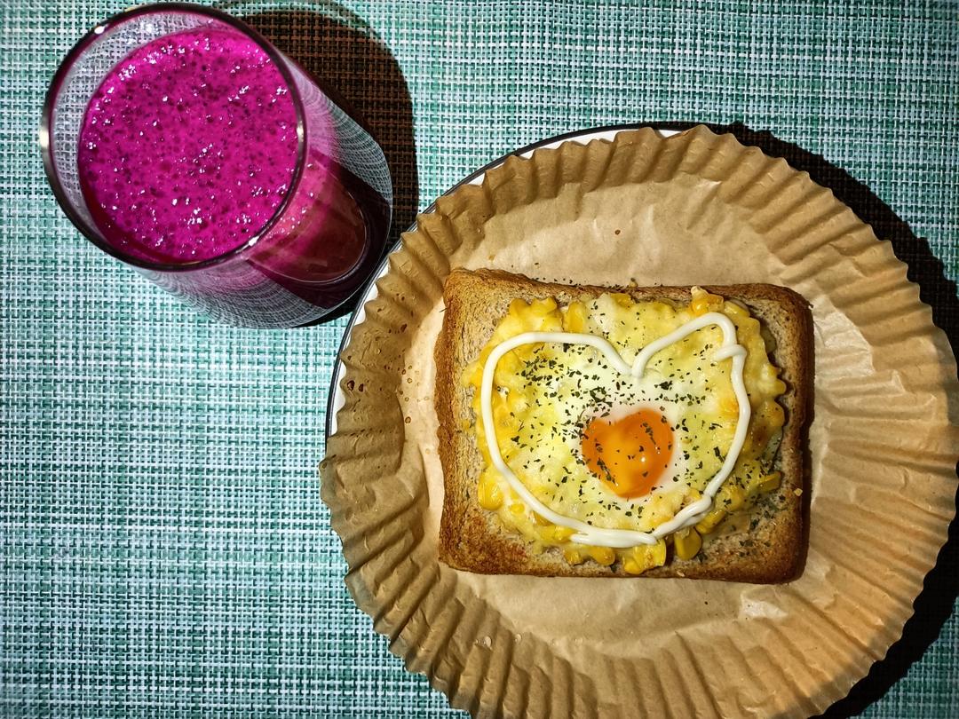 🍞🍳马苏里拉芝士蛋烤土司（完美周末早午餐2）