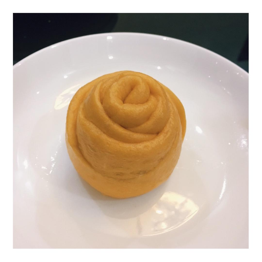 南瓜玫瑰花馒头