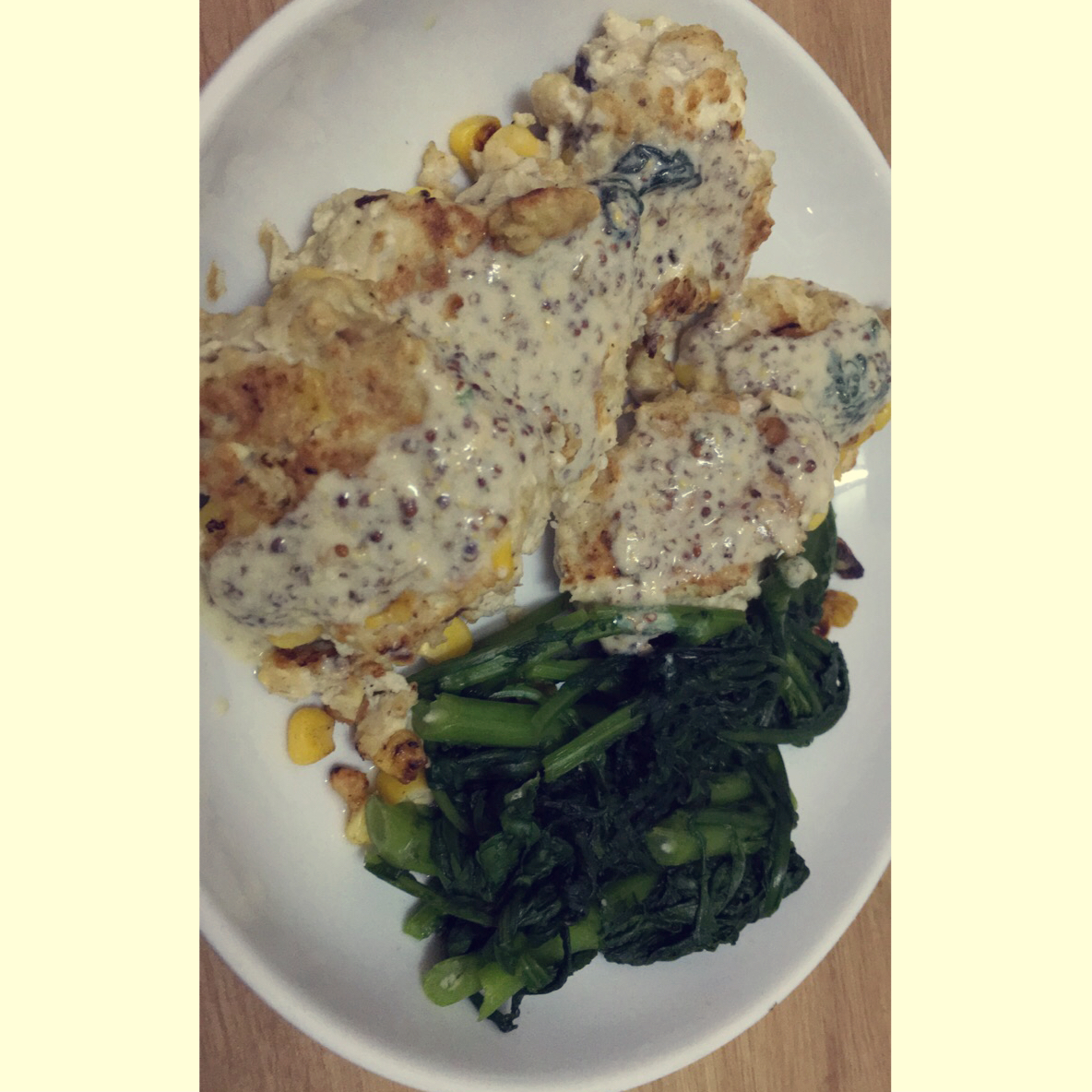 高蛋白减肥鸡肉饼