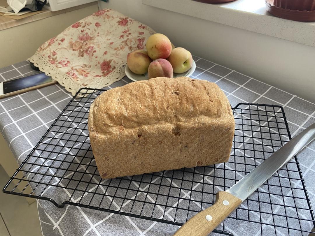 洋葱香肠全麦吐司 100%全麦