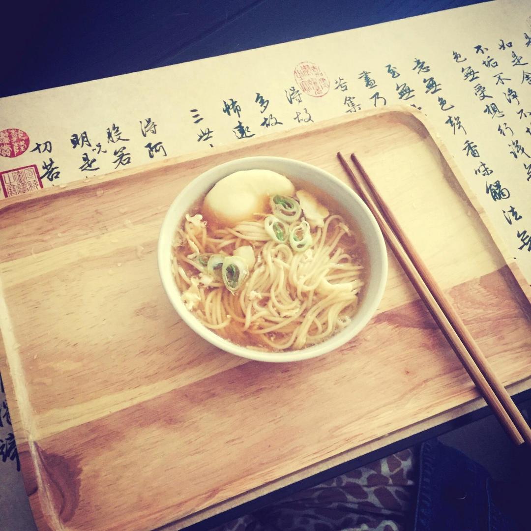 三合油汤面的做法