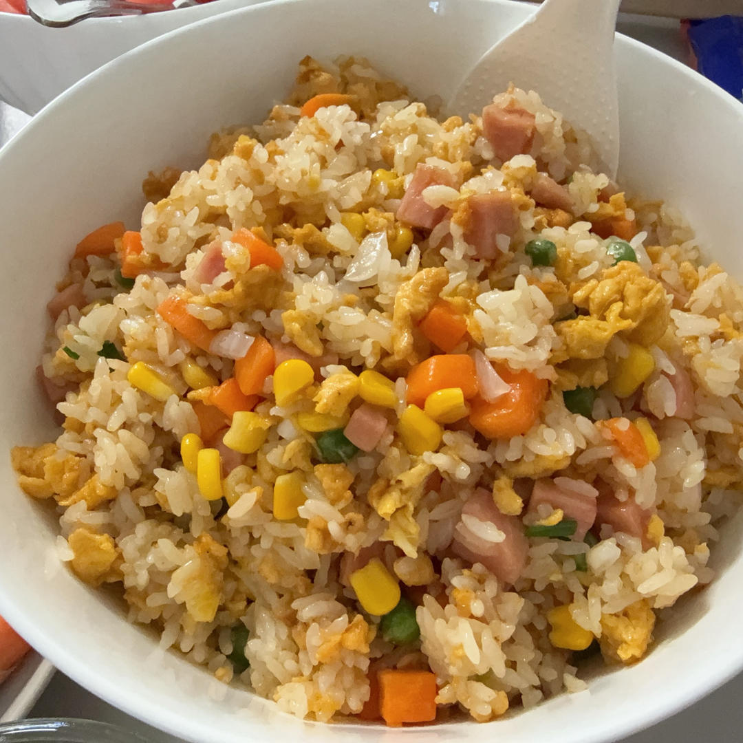 超豪华的海胆炒饭～